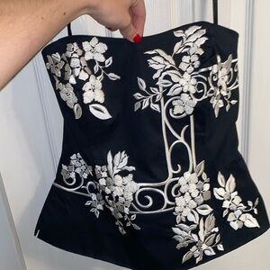 White House Black Market Tube Corset Top